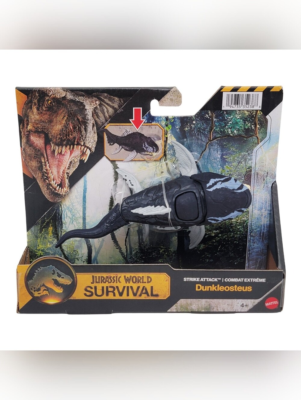 Jurassic World Survival Strike Attack Dunkleosteus Action Figure